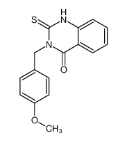 2-巯基-3-(4-甲氧基苄基)喹唑啉-4(3H)-酮