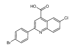 2-(4-溴苯基)-6-氯喹啉-4-羧酸