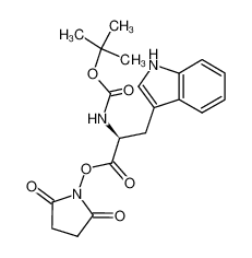 (S)-2,5-二氧代吡咯烷-1-基 2-((叔丁氧基羰基)氨基)-3-(1H-吲哚-3-基)丙酸酯