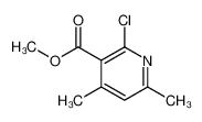 2-氯-4，6-二甲基烟酸甲酯