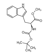 (S)-2-((叔丁氧基羰基)氨基)-3-(1H-吲哚-3-基)丙酸甲酯