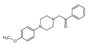2-(4-(4-甲氧基苯基)哌嗪-1-基)-1-苯基乙酮