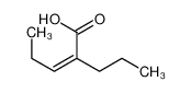 (2E)-2-丙基-2-戊烯酸