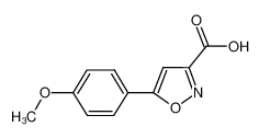 5-(4-甲氧基苯基)异噁唑-3-甲酸