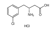 (R)-3-氨基-4-(3-氯苯基)丁酸盐酸盐