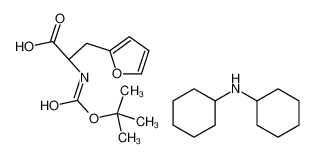 (R)-2-((叔丁氧基羰基)氨基)-3-(呋喃-2-基)丙酸 二环己胺盐