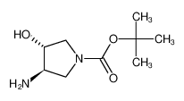 (3R，4R)-3-氨基-4-羟基吡咯烷-1-甲酸叔丁酯
