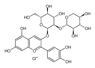 氯化花青素-3-桑布双糖苷