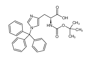 N-Boc-N''-三苯甲基-L-组氨酸