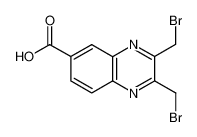 6-Quinoxalinecarboxylic acid， 2，3-bis(bromomethyl)-