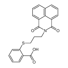 2-((3-(1,3-二氧代-1H-苯并[de]异喹啉-2(3H)-基)丙基)硫基)苯甲酸