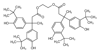 3-(1，1-二甲基乙基)-Β-[3-(1，1-二甲基乙基)-4-羟苯基]-4-羟基-Β-甲基苯甲酸-1，2-亚乙基酯