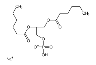 1,2-dihexanoyl-sn-glycero-3-phosphate (sodium salt)