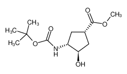 (1S，3R，4R)-3-{[(叔丁氧基)羰基]氨基}-4-羟基环戊烷-1-羧酸甲酯