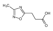 3-(3-甲基-1，2，4-噁二唑-5-基)丙酸
