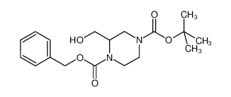 1-苄基 4-叔丁基 2-(羟甲基)哌嗪-1,4-二羧酸酯
