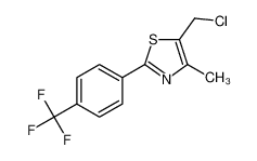 5-(氯甲基)-4-甲基-2-[4-(三氟甲基)苯基]-1,3-噻唑