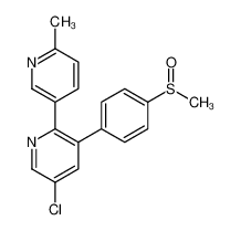 5-氯-6'-甲基-3-(4-(甲基亚磺酰基)苯基)-2，3'-联吡啶(依托考昔杂质)