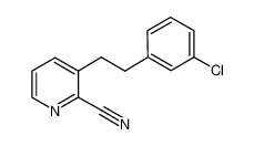 3-(3-氯苯基乙基)吡啶-2-甲腈