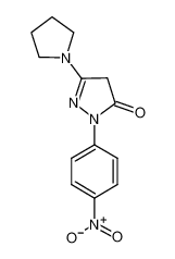 1-(4-硝基苯基)-3-(1-吡咯烷基)-5-吡唑酮