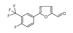 5-(4-Fluoro-3-(trifluoromethyl)phenyl)furan-2-carbaldehyde
