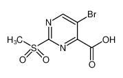 2-甲砜基-5-溴-4-嘧啶甲酸