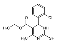 4-(2-氯苯基)-6-甲基-2-硫代-1,2,3,4-四氢嘧啶-5-羧酸乙酯