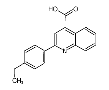 2-(4-乙基苯基)喹啉-4-羧酸