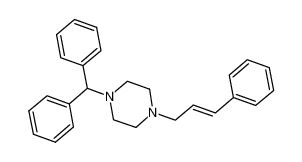 1-(二苯甲基)-4-(3-苯基-2-丙烯基)哌嗪