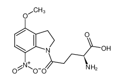 (S)-2-氨基-5-(4-甲氧基-7-硝基吲哚啉1-基)-5-氧代戊酸