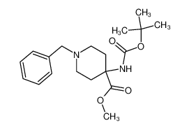 1-苄基-4-(Boc-氨基)哌啶-4-甲酸甲酯