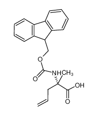 (S)-2-((((9H-Fluoren-9-yl)methoxy)carbonyl)amino)-2-methylpent-4-enoicacid