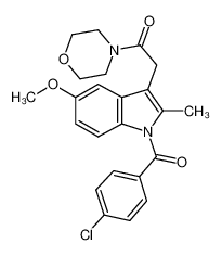 2-(1-(4-氯苯甲酰基)-5-甲氧基-2-甲基-1H-吲哚-3-基)-1-吗啉乙酮