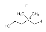 2-羟基-N-(碘甲基)-N,N-二甲基碘化乙铵