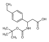 3-叔丁氧基羰基氨基-3-(4-乙基-苯基)-丙酸