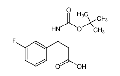 3-((叔丁氧羰基)氨基)-3-(3-氟苯基)丙酸
