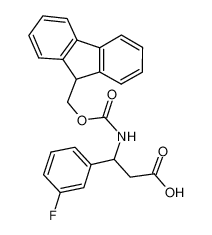 3-((((9H-芴-9-基)甲氧基)羰基)氨基)-3-(3-氟苯基)丙酸