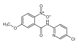 N-(5-氯-2-吡啶基)-5-甲氧基-2-硝基苯甲酰胺
