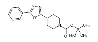 4-(5-苯基-1，3，4-噁二唑-2-基)哌啶-1-甲酸叔丁酯