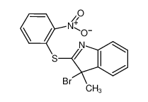3-溴-3-甲基-2-(2-硝苯巯基)-3H-吲哚