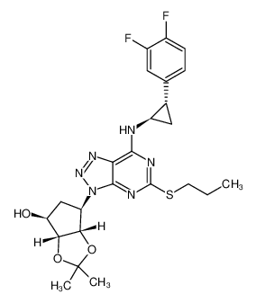 去羟基乙氧基-2，3-O-(二甲基亚甲基)替格雷洛