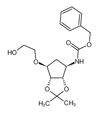((3aS,4R,6S,6aR)-6-(2-羟基乙氧基)-2,2-二甲基四氢-3aH-环戊二烯并[d][1,3]二氧杂环戊烯-4-基)氨基甲酸苄酯