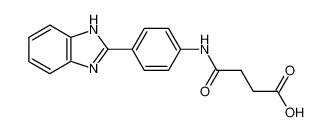 4-((4-(1H-苯并[d]咪唑-2-基)苯基)氨基)-4-氧代丁酸