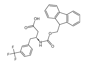 Fmoc-(S)-3-氨基-4-(3-三氟甲基苯基)-丁酸