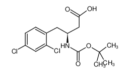 (S)-3-((叔-丁氧羰基)氨基)-4-(2，4-二氯苯基)丁酸