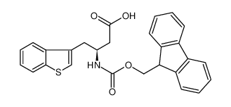 (S)-3-((((9H-芴-9-基)甲氧基)羰基)氨基)-4-(苯并[b]噻吩-3-基)丁酸