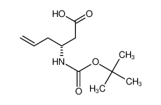 Boc-(R)-3-氨基-5-己烯酸