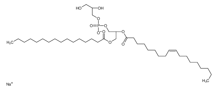 1-棕榈酰-2-油烯基-sn-甘油-3-磷酰-rac-(1-甘油)钠盐