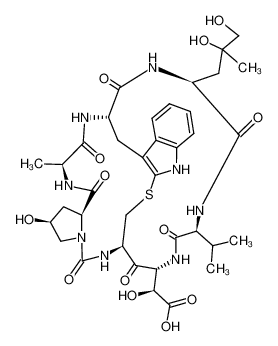 Phallacidin from Amanita phalloides