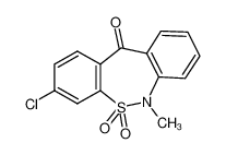 3-氯-6-甲基二苯并[c，f][1，2]硫氮杂卓-11(6H)-酮5，5-二氧化物